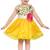 Yellow Net stitched    dress