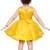 Yellow Net stitched    dress