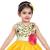 Yellow Net stitched    dress