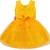 Yellow Net stitched    dress