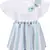 Green Georgette stitched    dress