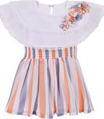 Multicolor Georgette stitched    dress