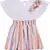 Multicolor Georgette stitched    dress