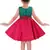 Green Cotton  stitched    dress