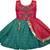 Multicolor Silk stitched    dress