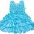 blue Tissue stitched    dress