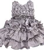 Grey Tissue stitched    dress