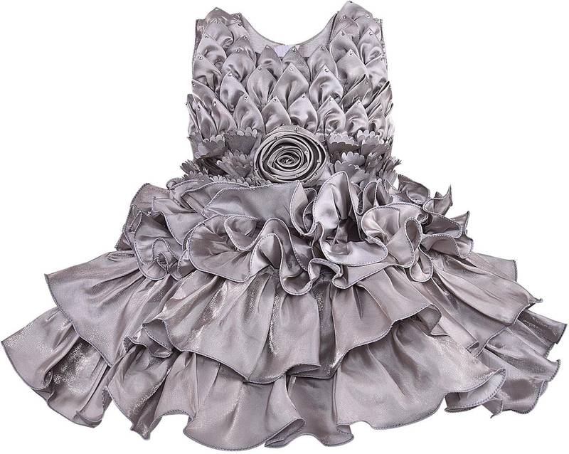 Grey Tissue stitched    dress