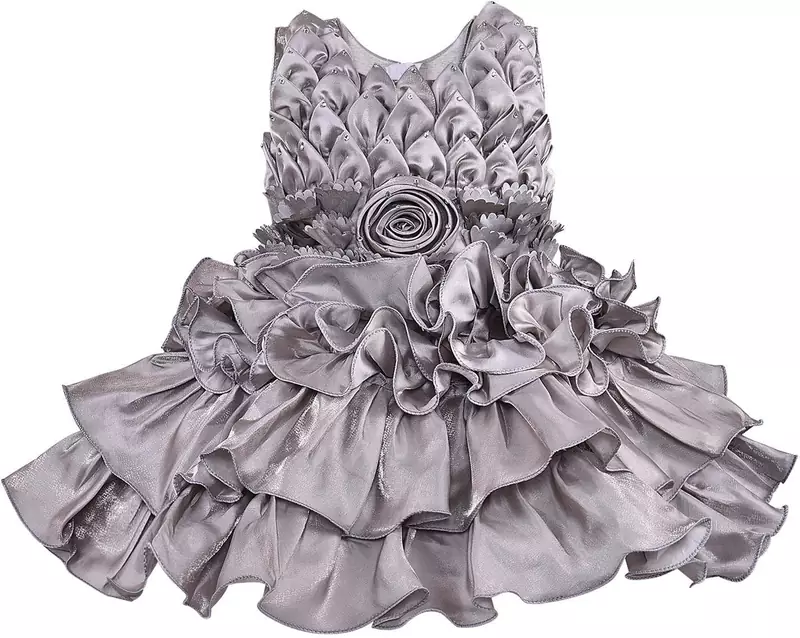 Grey Tissue stitched    dress