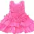 Pink Tissue stitched    dress
