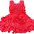Red Tissue stitched    dress