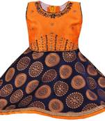 Multicolor Art Silk stitched    dress