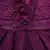 Purple satin stitched    dress