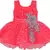 Red Net stitched    dress