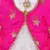 Pink Silk stitched    dress