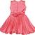 Orange satin stitched    dress