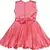 Orange satin stitched    dress