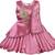 Purple satin stitched    dress