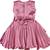 Purple satin stitched    dress