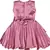 Purple satin stitched    dress