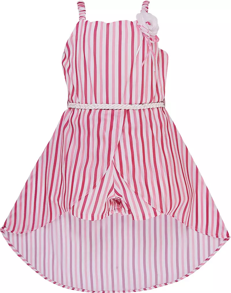 Pink Polyester  stitched    dress