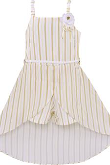 Yellow Polyester  stitched    dress