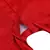 Red satin stitched    dress