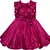 Purple satin stitched    dress