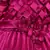Purple satin stitched    dress