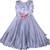 Pink satin stitched    dress