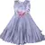 Pink satin stitched    dress