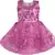 Pink Net stitched    dress