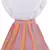 Orange Georgette stitched    dress