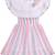 Pink Georgette stitched    dress