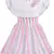 Pink Georgette stitched    dress