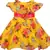 Yellow Georgette stitched    dress