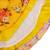 Yellow Georgette stitched    dress