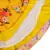 Yellow Georgette stitched    dress