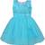 blue Net stitched    dress