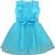 blue Net stitched    dress