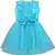 blue Net stitched    dress