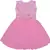Pink Net stitched    dress