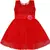 Red Net stitched    dress