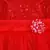 Red Net stitched    dress