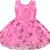 Pink Net stitched    dress