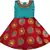 Maroon Silk stitched    dress