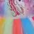Multicolor Net stitched    dress