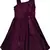 Purple Cotton  stitched    dress
