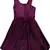 Purple Cotton  stitched    dress