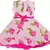 Pink Net stitched    dress
